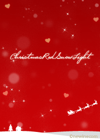 クリスマス レッド スノー ライト