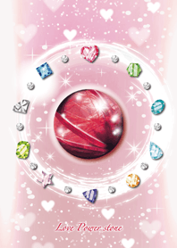 運気上昇♥パワーストーンとラブハート