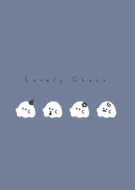 ゆるおばけ /グレーブルー