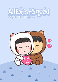 All Exist Squad "Couple Bear & Rabbit"