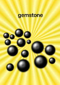 gemstone money luck simple yellow