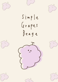 simple grapes beige