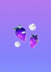 Purple strawberries and jewelry