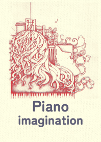 piano imagination  Signal red
