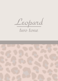 Leopard Two tone beige