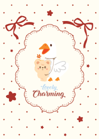 Lovely Bow for Croissant Bear