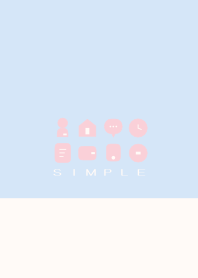 シンプル（beige blue)V.842