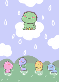 dino in the rain 2