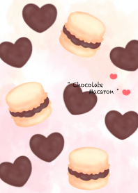 Sweet chocolate macaron 3