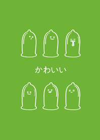 귀여운 투명 풍선(신록)