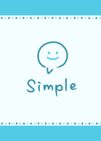 Simple blue <balloon>