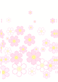Pink flowers BLUESKYMILK
