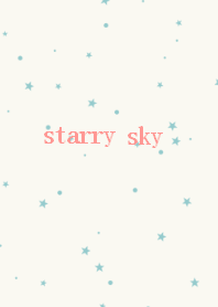 starry sky (pinkgreen)