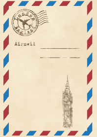 Airmail London England Ver.