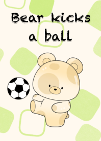 Bear kicks football2