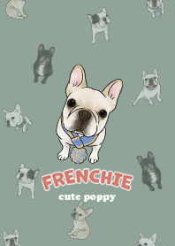 frenchie4 / dusty green