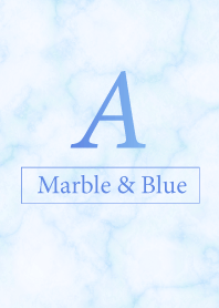A-Marble&Blue-Initial