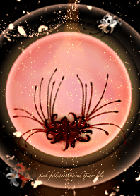 彼岸花と紅い月～Redspiderlily 曼珠沙華～