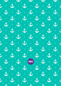 MARINE PATTERN MINT WHITE PURPLE