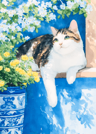 可愛貓咪插畫 11