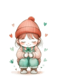 可愛的女孩和四葉草 V.71