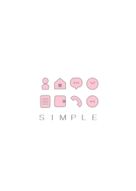 SIMPLE(white pink)V.397b