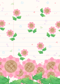 pink sunflower flower