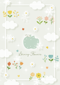 Bright green Shining Flowers 04_2