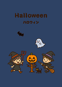 Cute Magical Halloween(Midnight Blue)