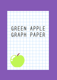 GREEN APPLE GRAPH PAPER-PURPLE-YELLOWj