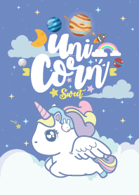 Unicorn Sweet Galaxy Blue