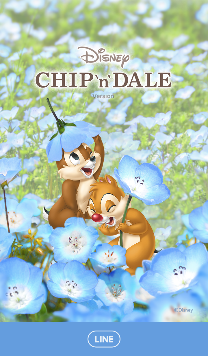 【主題】Chip 'n' Dale（粉蝶花篇）