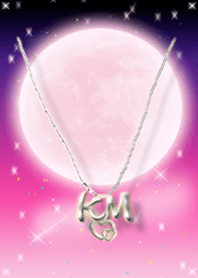 イニシャル K&M(ストロベリームーン)