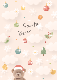 orange Santa Bear 05_2