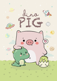 Pig & Dino Lover. (Green)