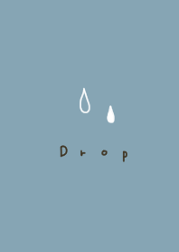 drop. Blue beige.