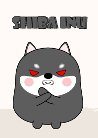 Emotions Fat Black Shiba Inu 2