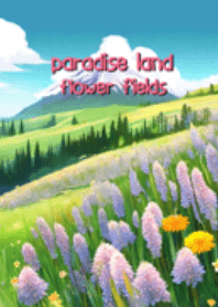 paradise land flower fields