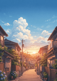 Golden Hour Suburb