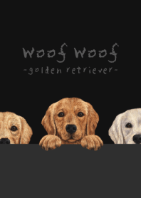 Woof Woof-Golden retriever-BLACK/GRAY