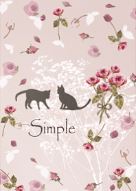 A chic world of cats and roses1.