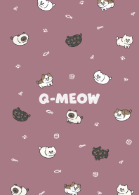 Q-meow3 - dark rose