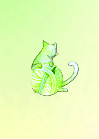 Summer watercolor cat 9