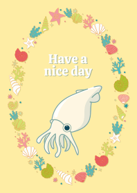 Shells and squid