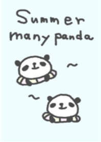夏のぱんだ着せ替え