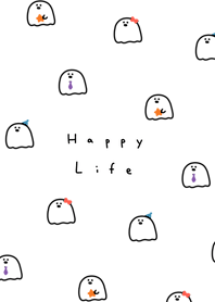 Yuru Ghost / white vivid