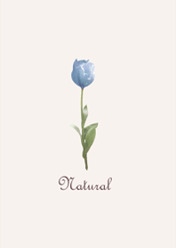 Simple tulip blue.