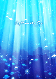 照耀在治愈心靈的蔚藍大海中的光