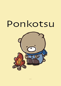 Yellow : Winter bear Ponkotsu