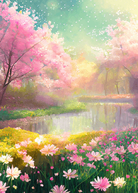 Beautiful real scenery(Spring-724)